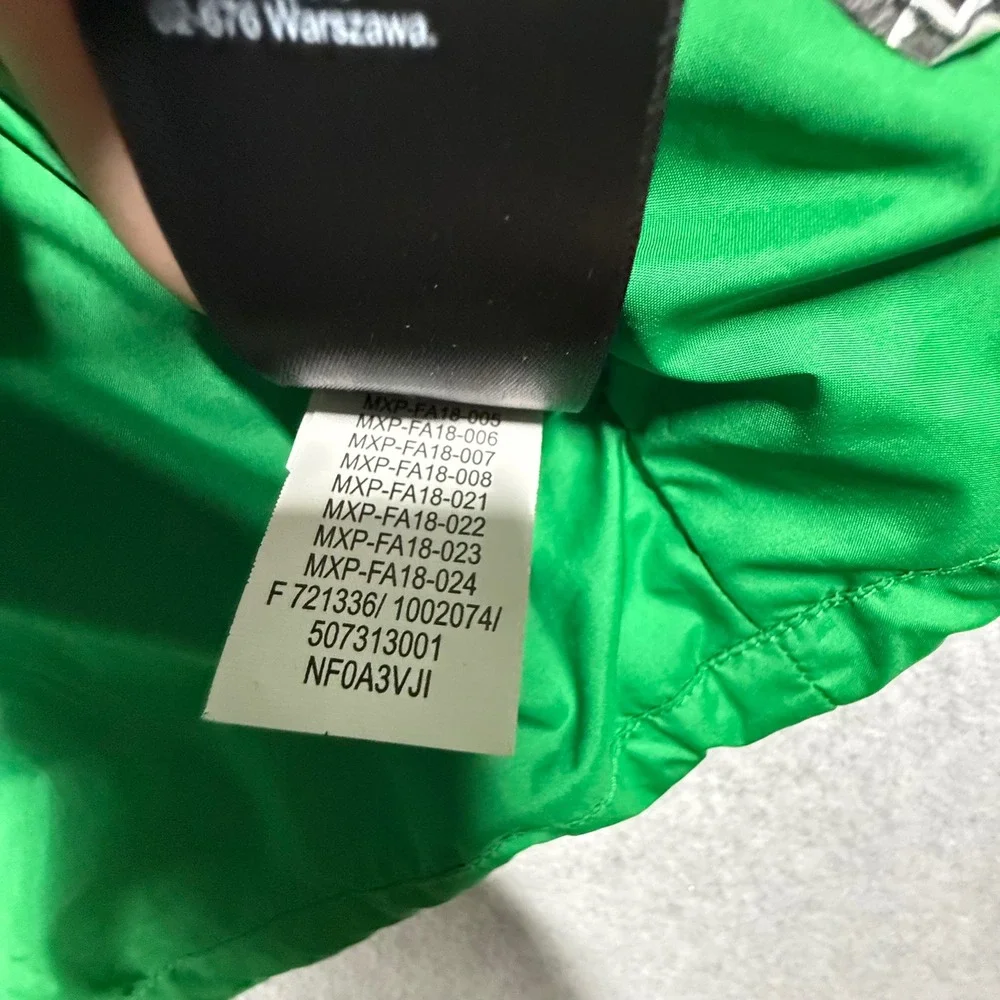 The North Face Alpz 550 Down Jacket Boys XL 18/20 Green Puffer Coat